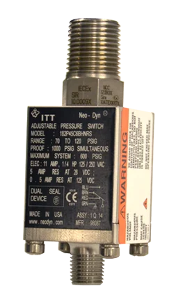 182P NEMA 4X, 7, 9 & 13 Vacuum Switch/Tamper Resistant
